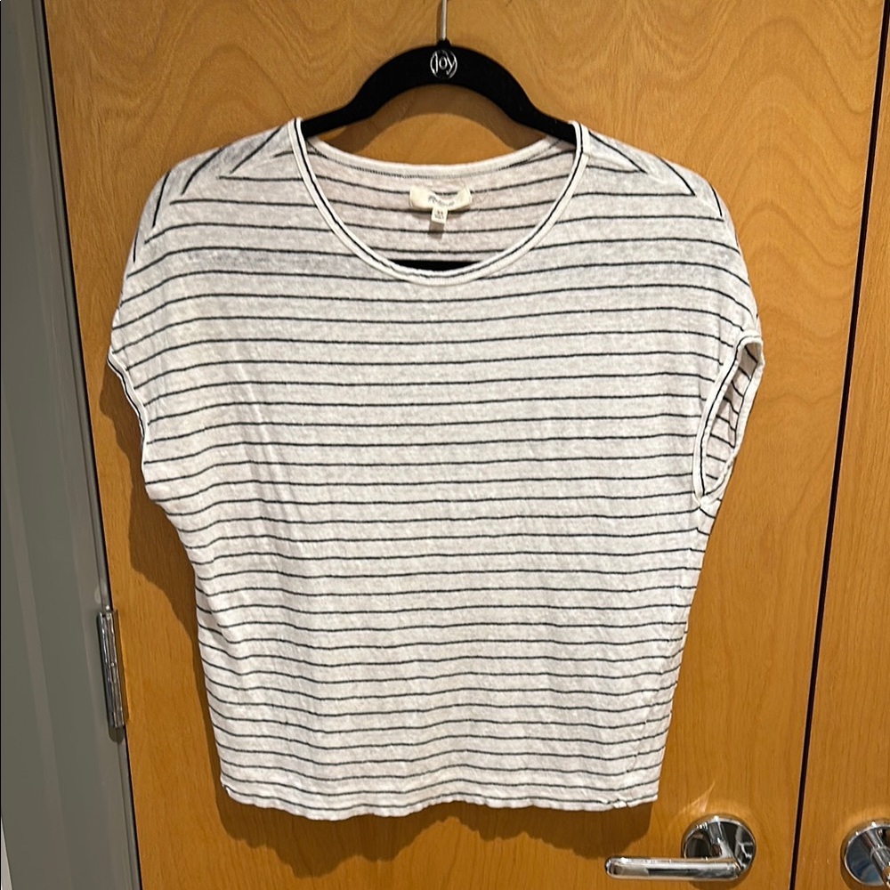 Madewell Linen Striped t-shirt